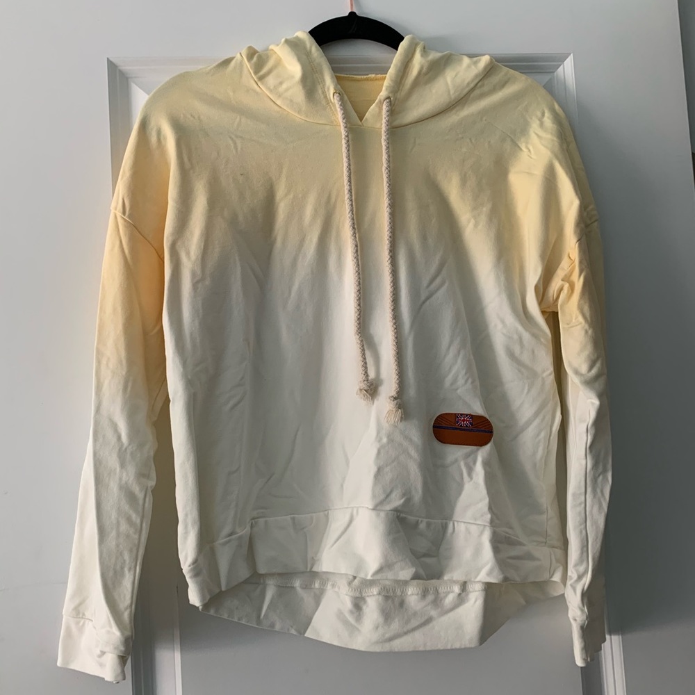Yellow sweatshirt